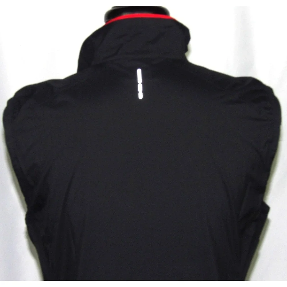 SALOMON‎ Clima WIND 100% Nylon Black Zip-Up Windbreaker Vest Jacket Men's Medium